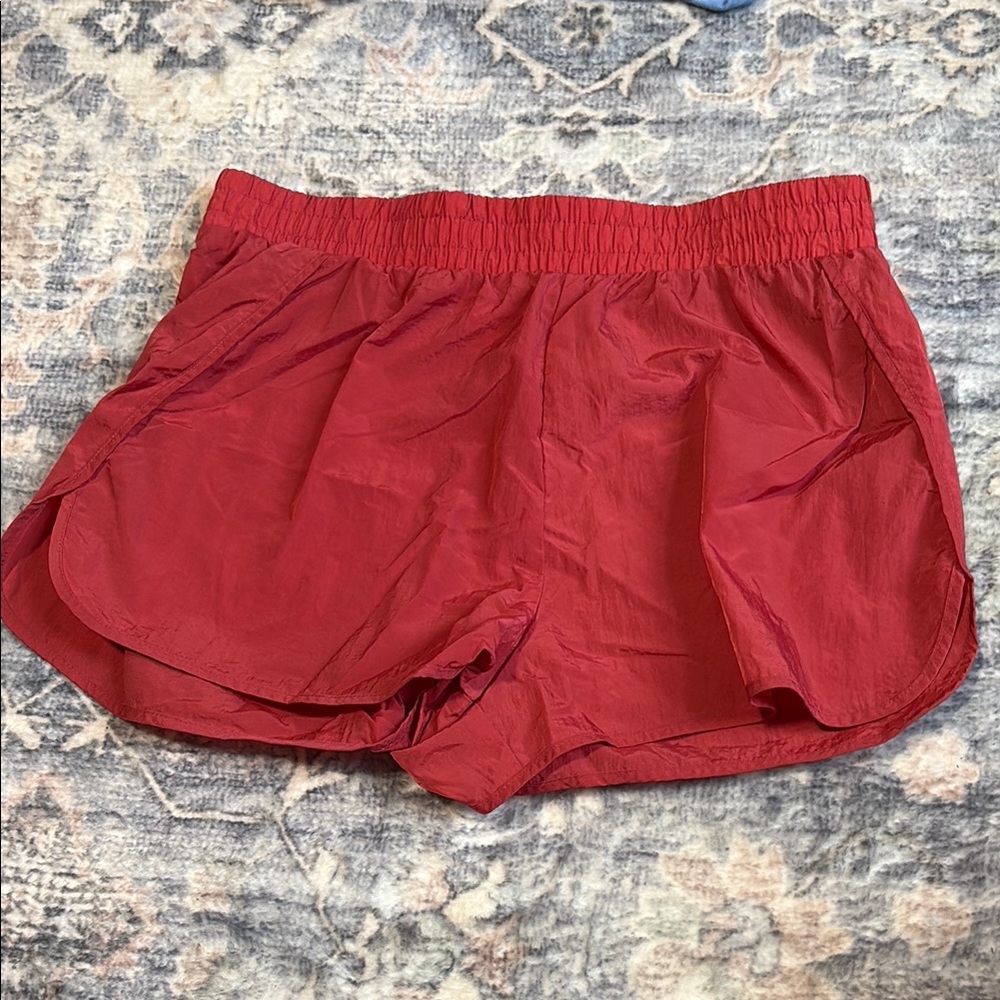 Aeropostale Red Athletic Shorts Lightweight Design